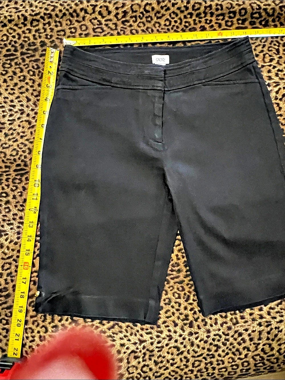 Cache Bermuda Shorts Black Size 4 - Picture 2 of 5